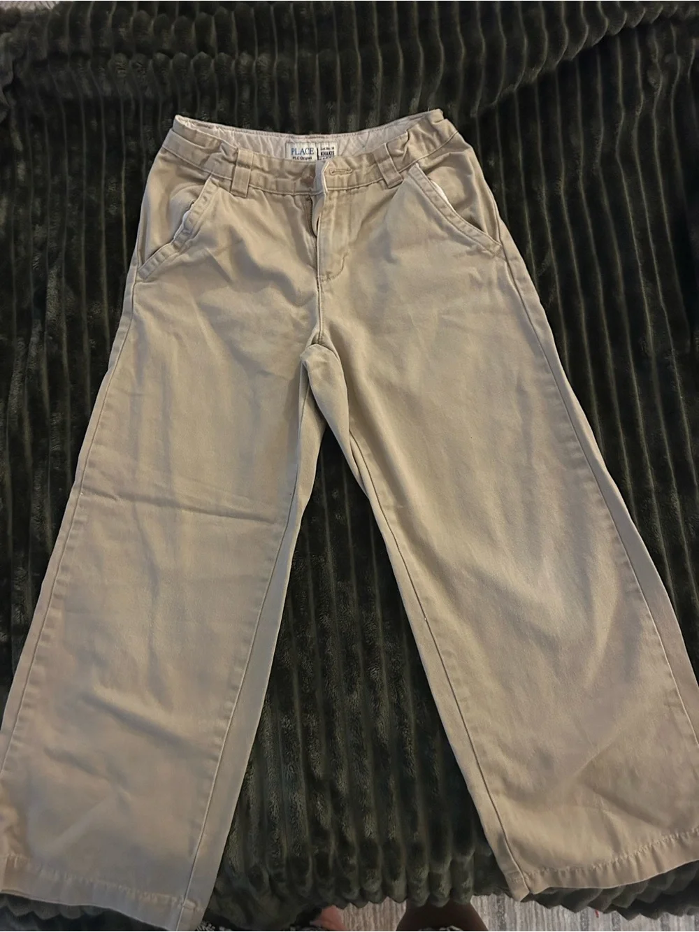 Boys Size 7 The Children's Place Khaki Wide Leg Pants